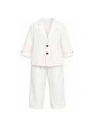 Completi per bambino Paolo Pecora Kids bianco a maniche lunghe PP4265 GESSO PAOLO PECORA KIDS 