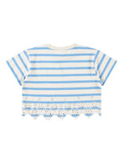 T-shirt Rosita per bambina Molo multicolore con design a righe 2S26A223 9494 MOLO KIDS 