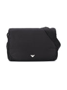 Borsa fasciatoio per neonati Emporio Armani Kids nera con logo 402145 CC904 00020 EMPORIO ARMANI KIDS 