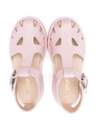 Sandali in pelle per bambina Florens rosa con chiusura con fibbia E8300 10I FLORENS KIDS 