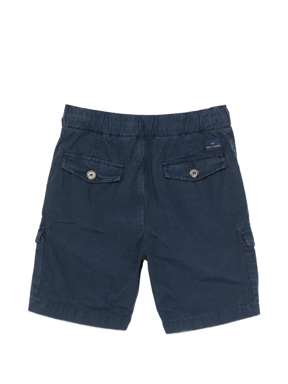 Shorts per bambino Paul & Shark Junior blu navy con chiusura a bottone WUQ002LLC05 42370 PAUL & SHARK KIDS 