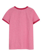 T-shirt per bambina Chloé Kids rosa con stampa con logo C20854 F04 CHLOE' KIDS 