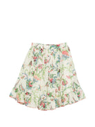 Gonna per bambina Etro Kids beige con stampa floreale GY7A54 M0082 106MC ETRO KIDS 