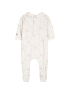Set tutina, bavaglino e cappellino per neonato Kenzo Kids bianca con stampa a fantasia K61857 117 KENZO KIDS 