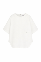 T-shirt per bambina Douuod Kids bianca con taschino sul petto DY5B01 P0589 101 DOUUOD KIDS 
