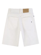Shorts per bambino Boss Kids bianchi con cinque tasche J53244 10P BOSS KIDS 