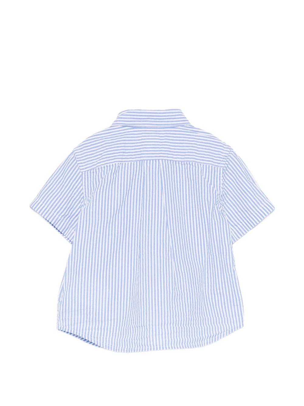 Camicia per neonato Polo Ralph Lauren Kids azzurro con motivo a righe 320B23252 001 Ralph Lauren kids 