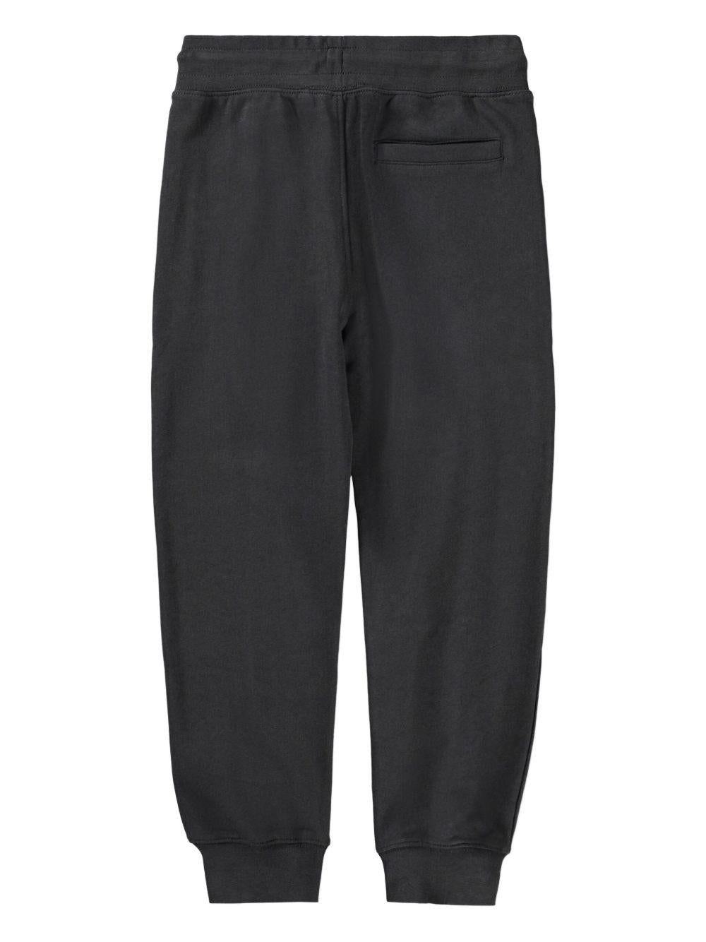 Pantaloni Alvar per bambino Molo neri con quadrante con smiley 6S26I201 0099 MOLO KIDS 