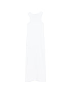 Abito per bambina MSGM Kids bianchi con dettagli a pois S6MSJGDR101 001 MSGM KIDS 