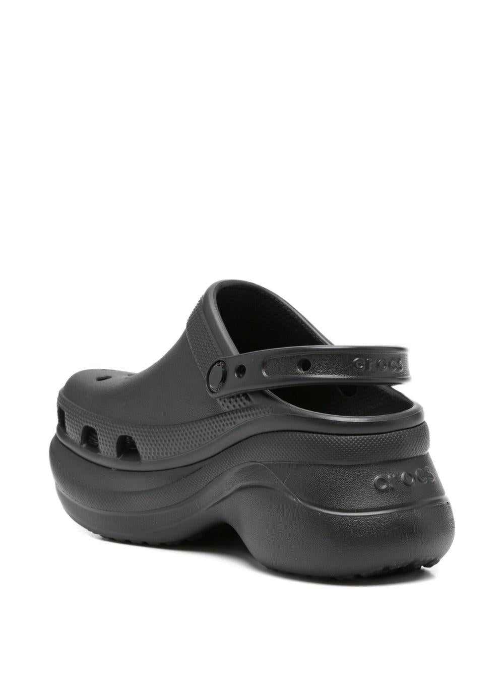 Sandali per donna Crocs neri con plateau Bae 206302 BLK CROCS KIDS 