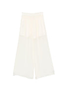 Pantaloni per bambina Alberta Ferretti Kids beige con gamba ampia R1G402 7140 0035 ALBERTA FERRETTI KIDS 