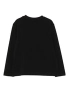T-shirt per bambino Hugo Kids nera con placca con logo G00437 09B Hugo 