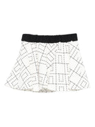 Gonna per neonata Elisabetta Franchi La Mia Bambina bianco con stampa monogramma EGGO0510GA023 D577 ElISABETTA FRANCHI 