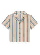 Camicia a righe per bambino Louise Misha Kids beige con abbottonature centrale MRI-S25-S0089 SAND LOUISE MISHA 