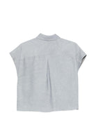 Camicia per donna Alysi azzurra con colletto classico 116243 P6028 DM ALYSI 
