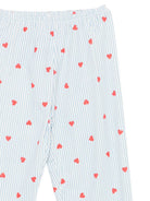 Pigiama per bambina Petit Bateau Kids azzurro con design a righe A0GAL 01 PETIT BATEAU KIDS 