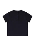 T-shirt per neonato Fendi Kids blu con logo sul davanti BUI111 7AJ F0QG0 FENDI KIDS 