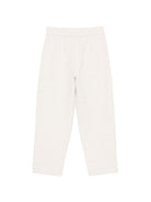Pantaloni per bambino Emporio Armani Kids bianco opaco con taglio dritto EB001647 AF20698 U1009 EMPORIO ARMANI KIDS 