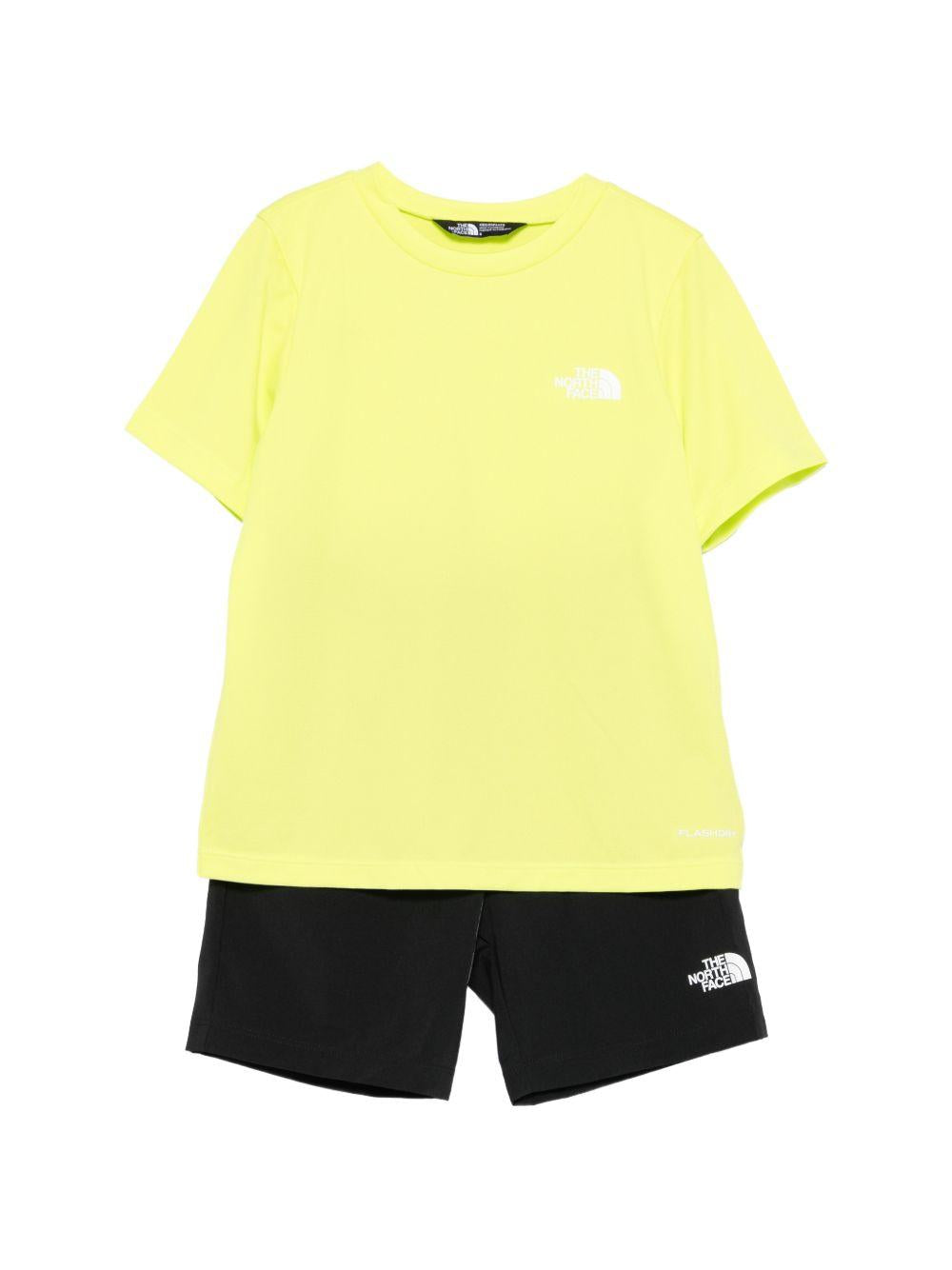 Completo per neonato The North Face Kids verde con dettaglio logo NF0A8FYS WIT1 THE NORTH FACE KIDS 