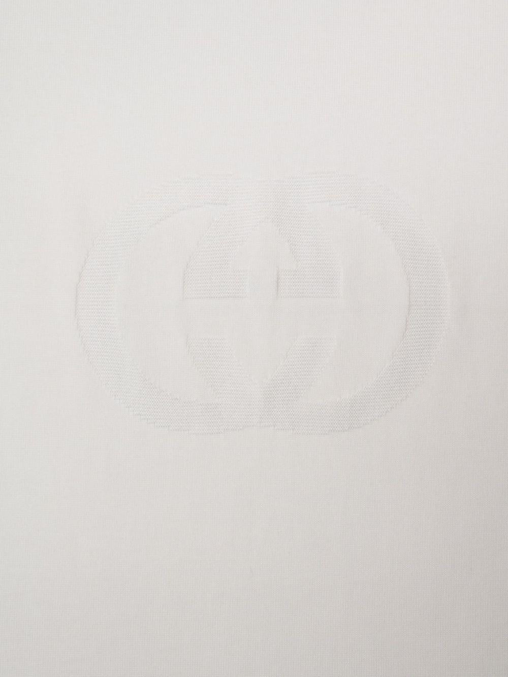 Coperta per neonati Gucci Kids ècru con dettaglio logo 8543053K111 9100 GUCCI KIDS 