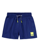 Costume da bagno per bambino Molo blu con applicazione con logo 8S26P401 5618 MOLO KIDS 