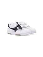 Sneakers per bambini Off-White Kids Out Of Office bianche con motivo Arrows OBIA008C99LEA002 0110 OFF WHITE KIDS 