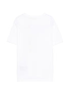 T-shirt per bambino Off-White Kids bianca con logo sul davanti 44BAA002S26J002 100 OFF WHITE KIDS 