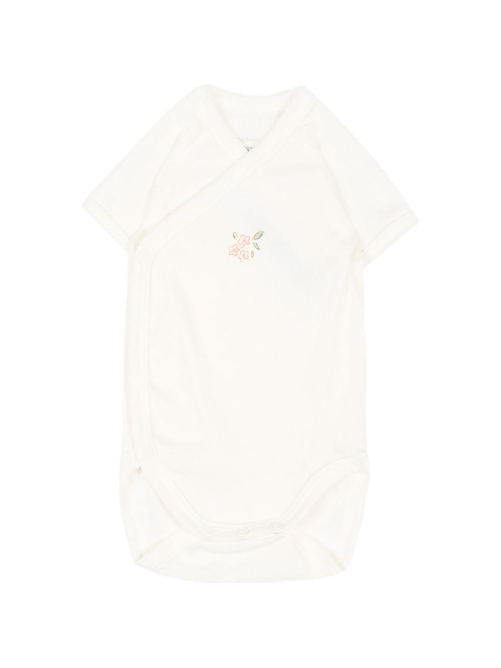 Set di tre body per neonata Petit Bateau multicolore con stampa floreale A0GHN 00 PETIT BATEAU KIDS 