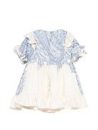 Abito per neonata Etro Kids beige con stampa paisley GY1001 S0221 106CE ETRO KIDS 