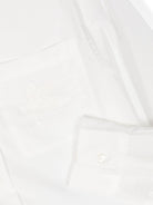 Camicia con logo ricamato per bambino ETRO KIDS bianco con orlo curvo GU5P25 P0013 101 ETRO KIDS 