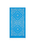 Telo mare per bambino MC2 Saint Barth Kids azzurro con stampa grafica all-over FOUT009 02703L MC2 ST. BARTH KIDS 