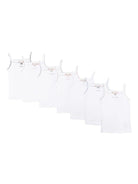 Set di sette canotte per neonata Bonpoint bianche con dettaglio fiocco PERGUNK00002 000 BONPOINT KIDS 