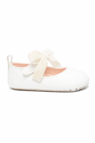Ballerine primi passi per neonata Aruna Seth Fay bianco con fiocco FAY 020 ARUNA SETH KIDS 