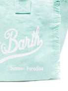 Borsa Colette MC2 Saint Barth verde con dettagli frange COL0001 00160L MC2 ST. BARTH KIDS 