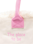 Borsa Vanity MC2 Saint Barth bianca con manici a contrasto VANI001 09476L MC2 ST. BARTH KIDS 