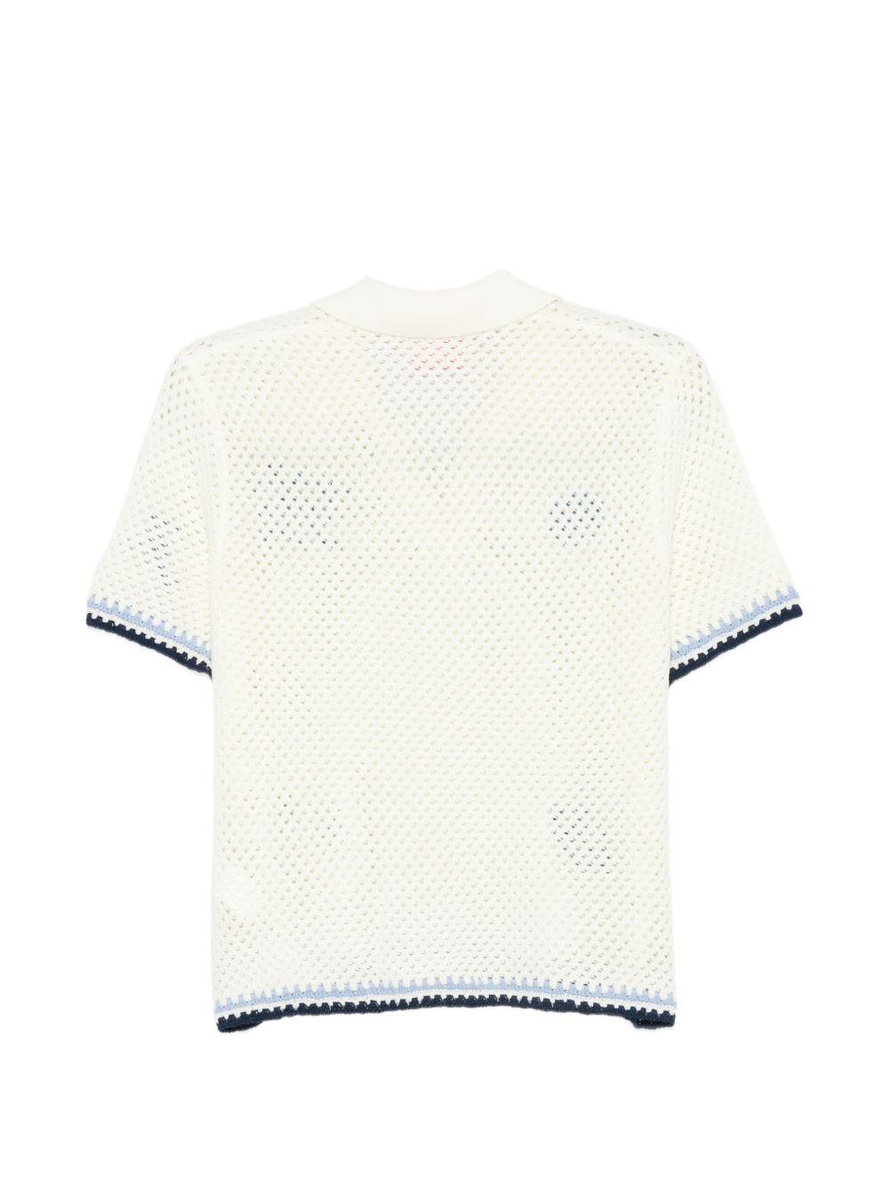 T-shirt da donna MC2 Saint Barth bianca con ricami sul davanti PIX0001 00256L MC2 ST. BARTH 