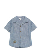 Camicia Ludon per bambino Donsje denim con ricamo Jeep 4118601 00080 DONSJE KIDS 