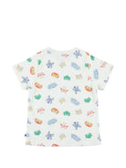 Set di tre pezzi pigiama per bambino Petit Bateau bianco con stampa animali A0F6P 01 PETIT BATEAU KIDS 