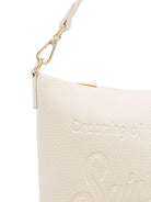 Borsa Aline MC2 Saint Barth bianca con logo goffrato ALI0034 01516L MC2 ST. BARTH KIDS 