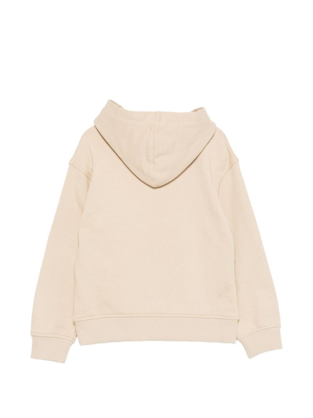 Felpa per bambini Moschino Kids beige con stampa tre Teddy Bear HQF07KLCA89 20829 MOSCHINO KIDS 