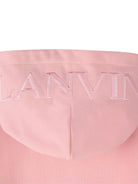 Abito per bambina Lanvin Enfant rosa con cappuccio N30312 48N LANVIN 