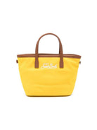 Borsa tote City mini MC2 Saint Barth giallo con mani in pelle CB0005 01824L MC2 ST. BARTH KIDS 