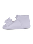 Scarpe per neonata Monnalisa bianche dettaglio con fiocco 73G008 7302 0001 MONNALISA KIDS 