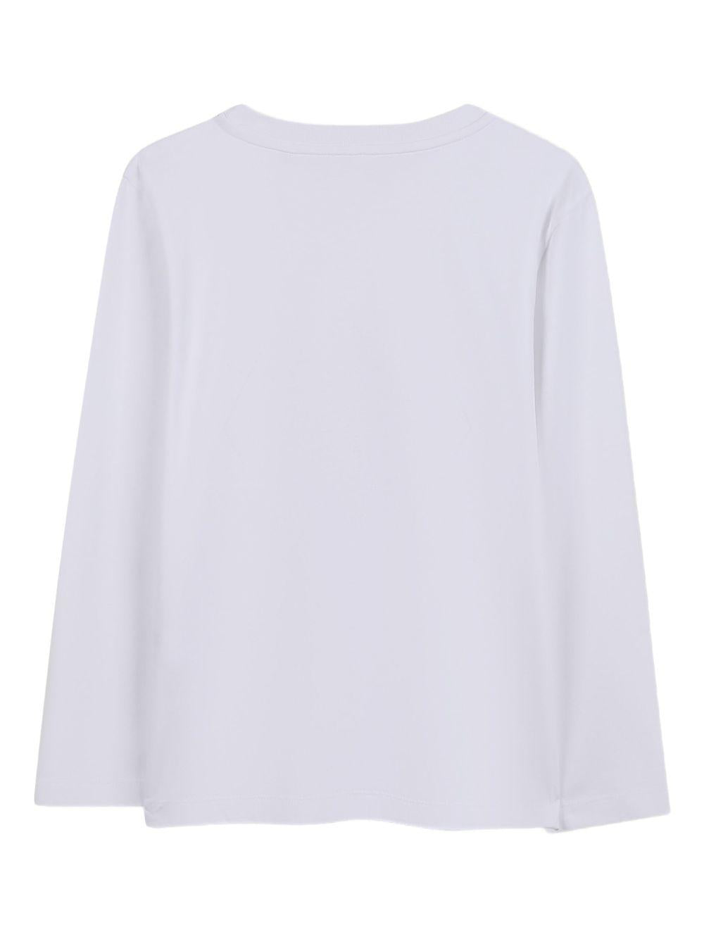 T-shirt per bambino Givenchy Kids bianca con stampa a rombi H30961 10P GIVENCHY KIDS 