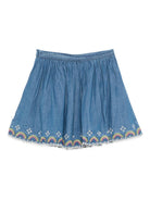 Gonna per bambina Molo denim con dettagli traforati 2S26D111 9844 MOLO KIDS 