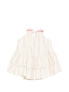 Abito per neonata La Stupenderia beige con colletto alla Peter Pan 2TJAB88 T78 LA STUPENDERIA KIDS 