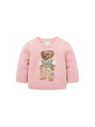 Maglione per neonata Polo Ralph lauren Kids rosa con motivo Polo Bear 310B17822 001 Ralph Lauren kids 