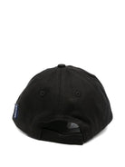 Cappello per bambino  Palm Angels Kids nero con stampa logo PBLB002F25FAB001 1040 PALM ANGELS KIDS 