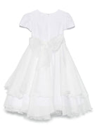 Abito per bambina Mariella Ferrari bianco con fiocco AT931 082 MARIELLA FERRARI 