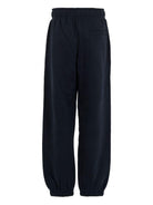 Pantaloni per bambino Molo blu con orli elasticizzati e motivo alieno 1W25I203 8552 MOLO 
